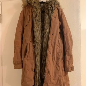 Women’s Urban Outfitters Faux Fur Lined Jacket